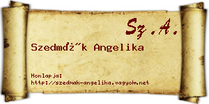 Szedmák Angelika névjegykártya